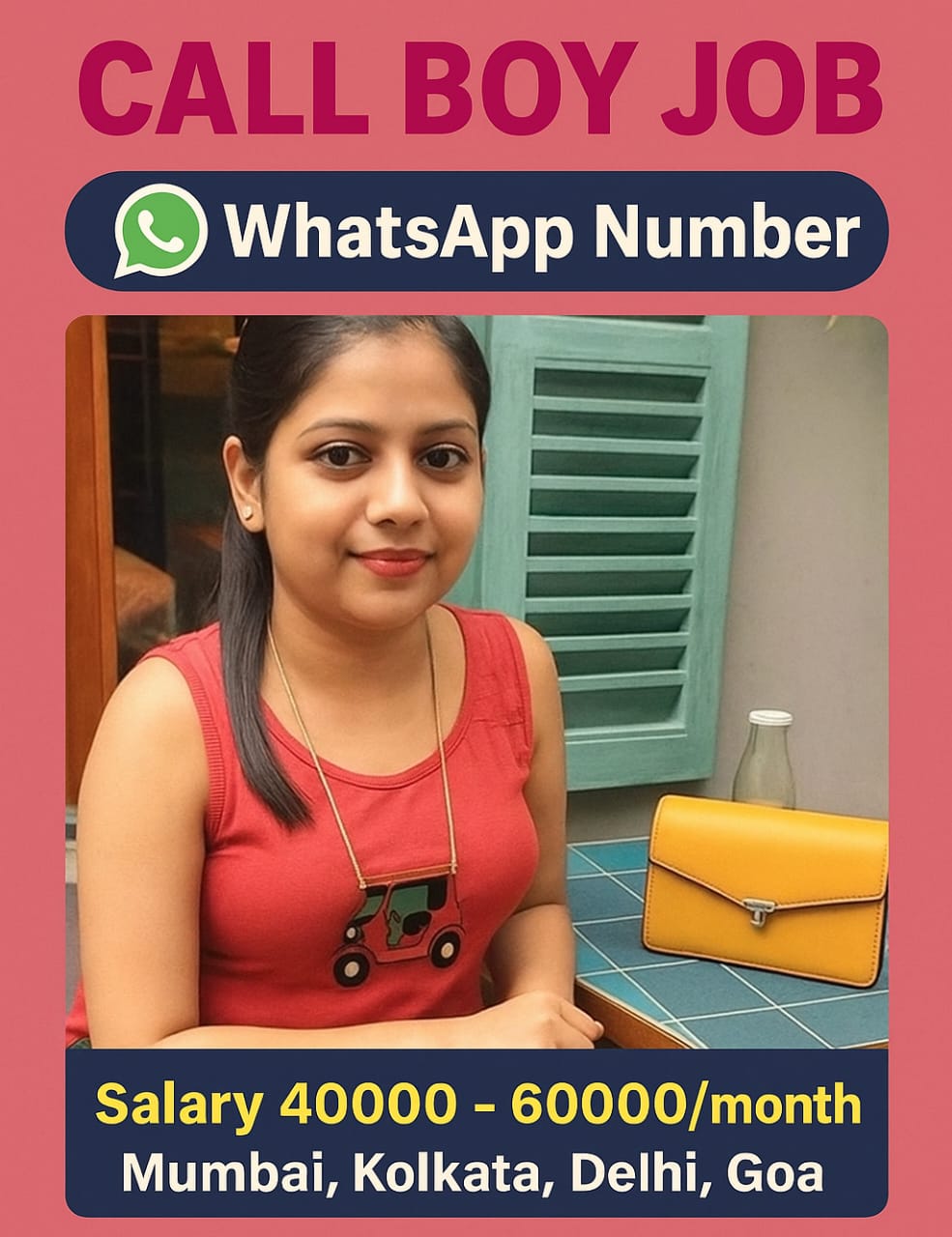 CALL BOY JOB APPLY ONLINE TODAY